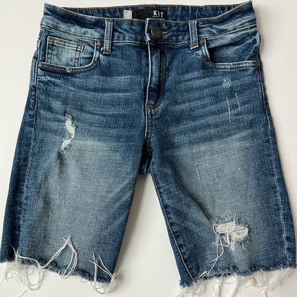 Kut from the Kloth Pants - Kut from the Klotj Distressed Denim Shorts